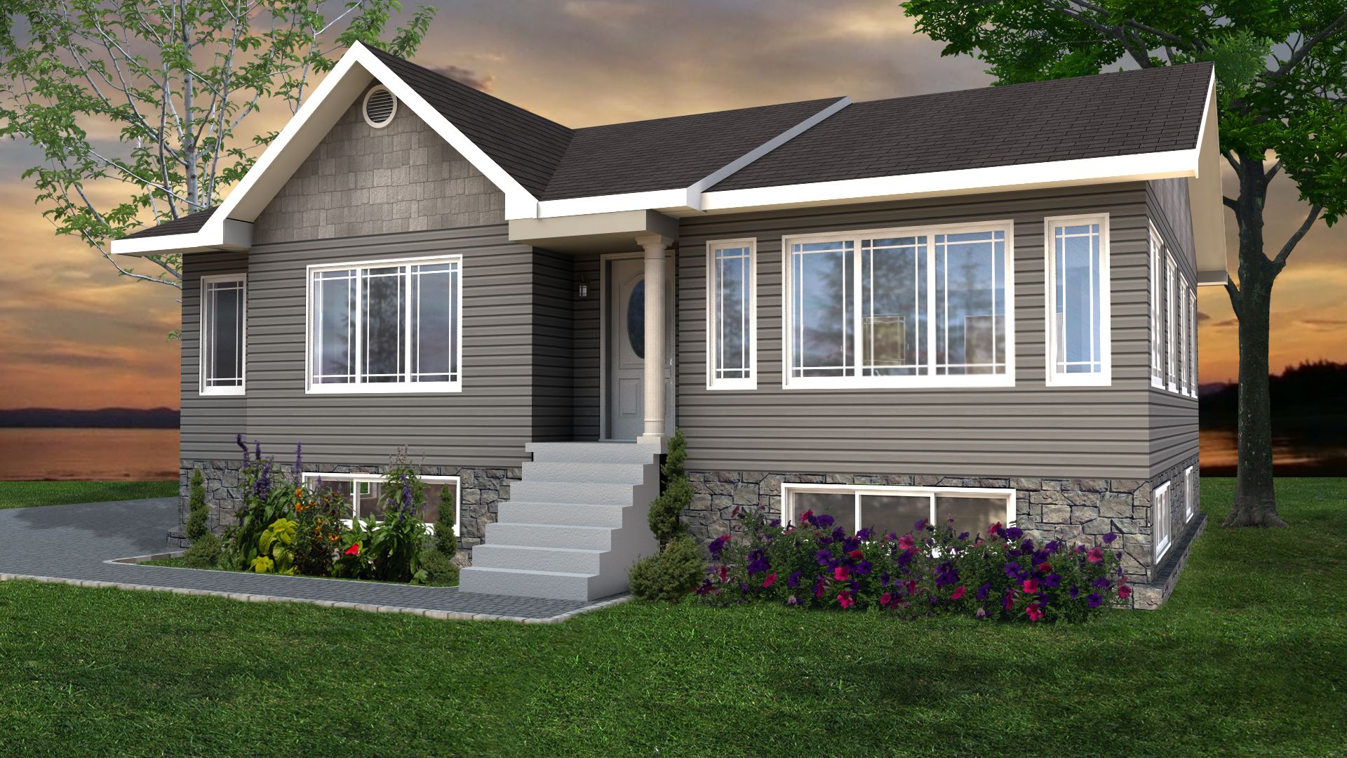 Amélie • Maison Nordique préfabriquer et usinée en Abitibi-Témiscamingue