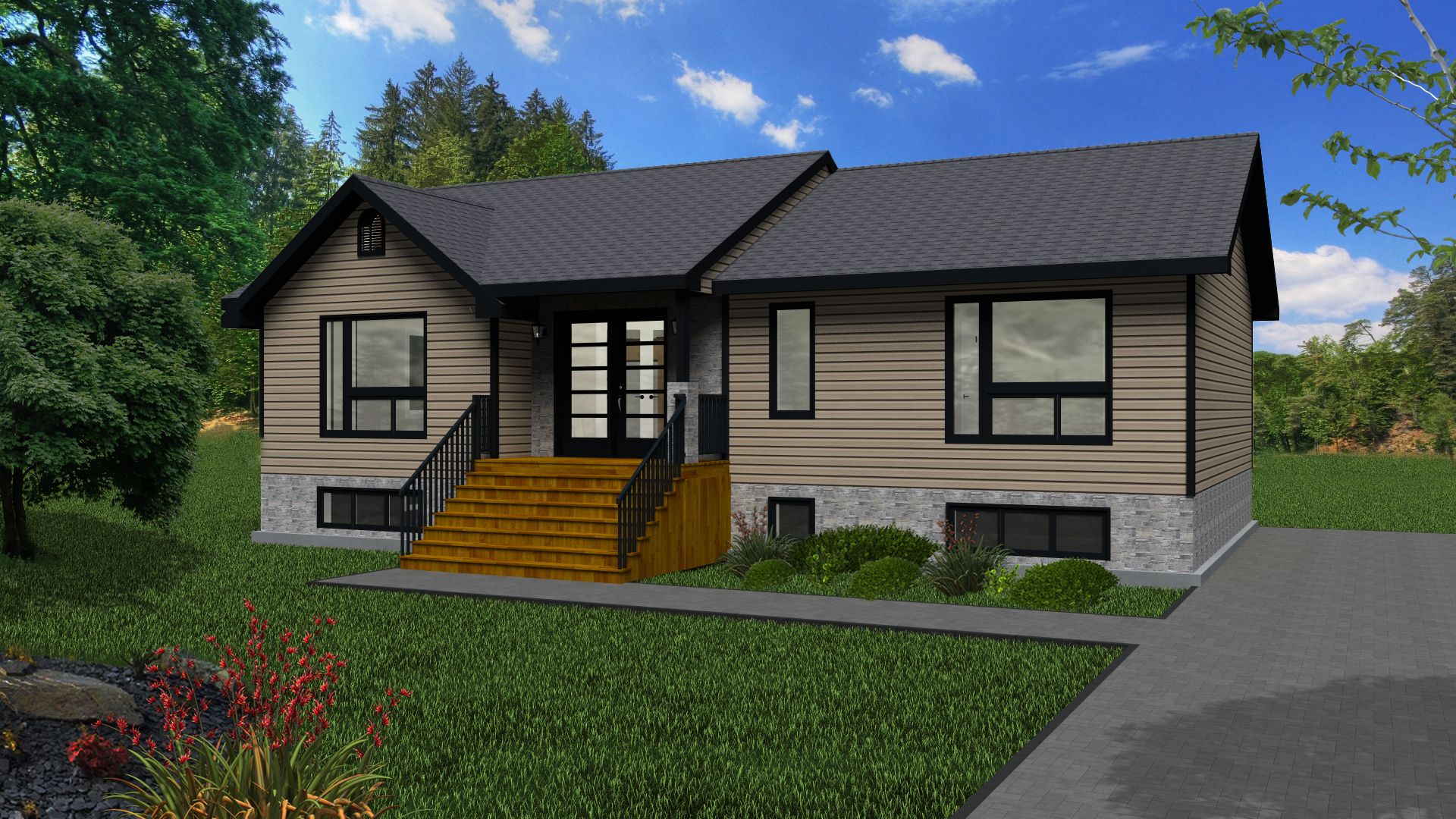 Paysanne • Maison Nordique préfabriquer et usinée en Abitibi-Témiscamingue