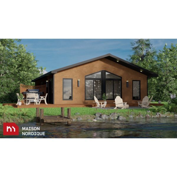Huard • Maison Nordique préfabriquer et usinée en Abitibi-Témiscamingue