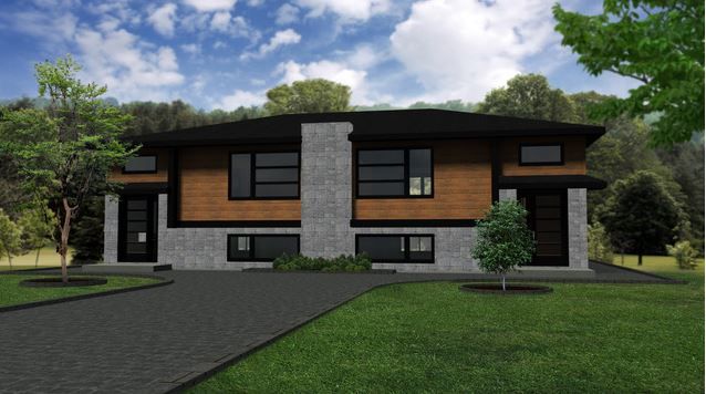 Urbania • Maison Nordique préfabriquer et usinée en Abitibi-Témiscamingue