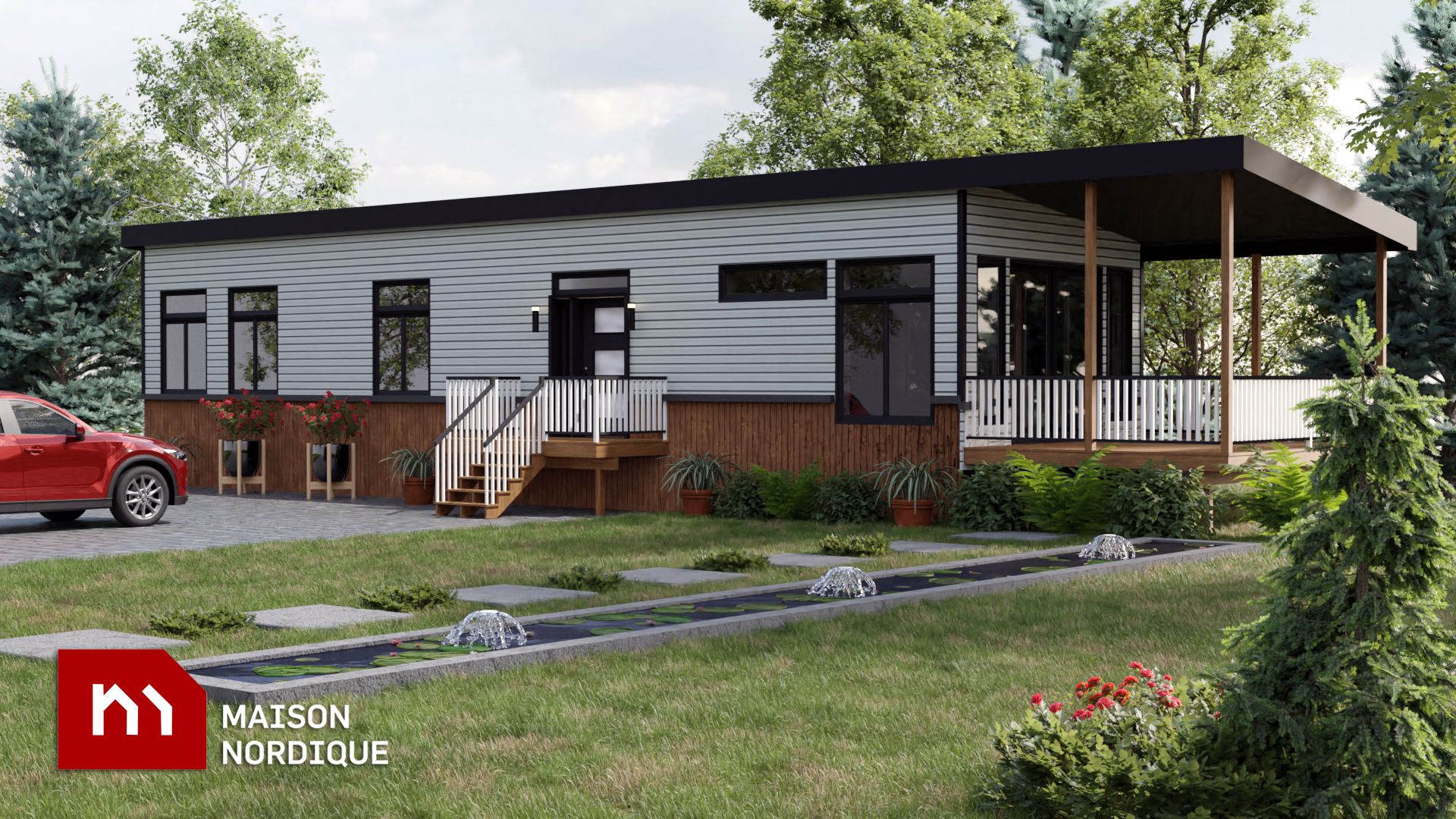 Gaïa • Maison Nordique préfabriquer et usinée en Abitibi-Témiscamingue